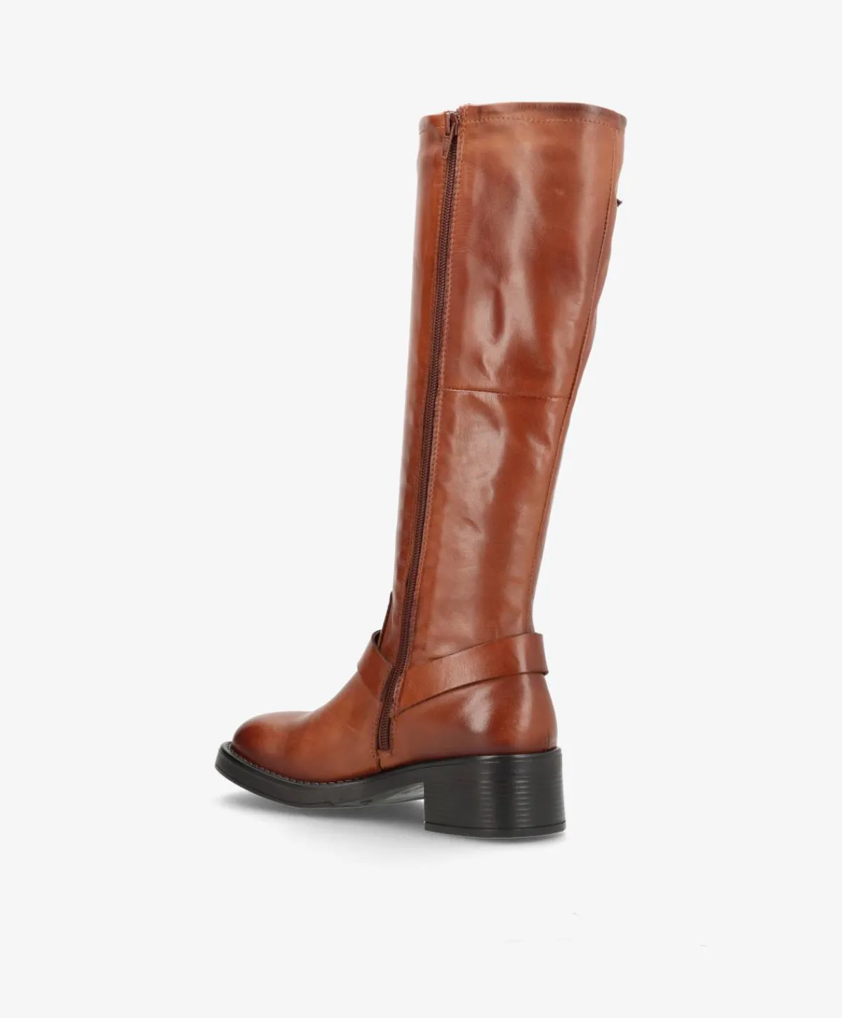 Dame Shoedesign Copenhagen TYLER - Lang biker støvle - læder