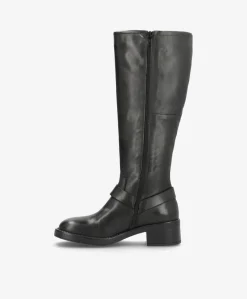 Dame Shoedesign Copenhagen TYLER - Lang biker støvle - læder