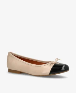 Dame Shoedesign Copenhagen VERONICA P - Ballerinaer - Beige Lak