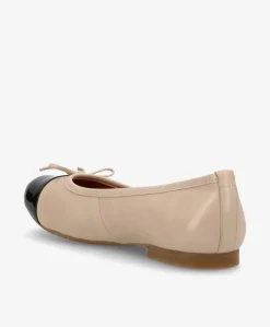 Dame Shoedesign Copenhagen VERONICA P - Ballerinaer - Beige Lak